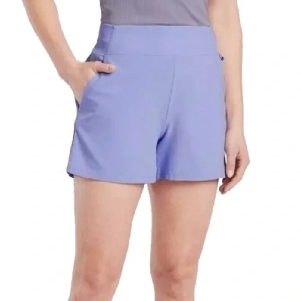 Athleta Brooklyn Violet Athletic Shorts 4